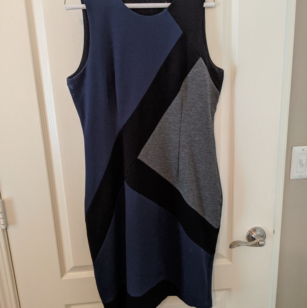 White House Black Market curvy sleeveless dress